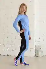 Голубой костюм домашний, женский