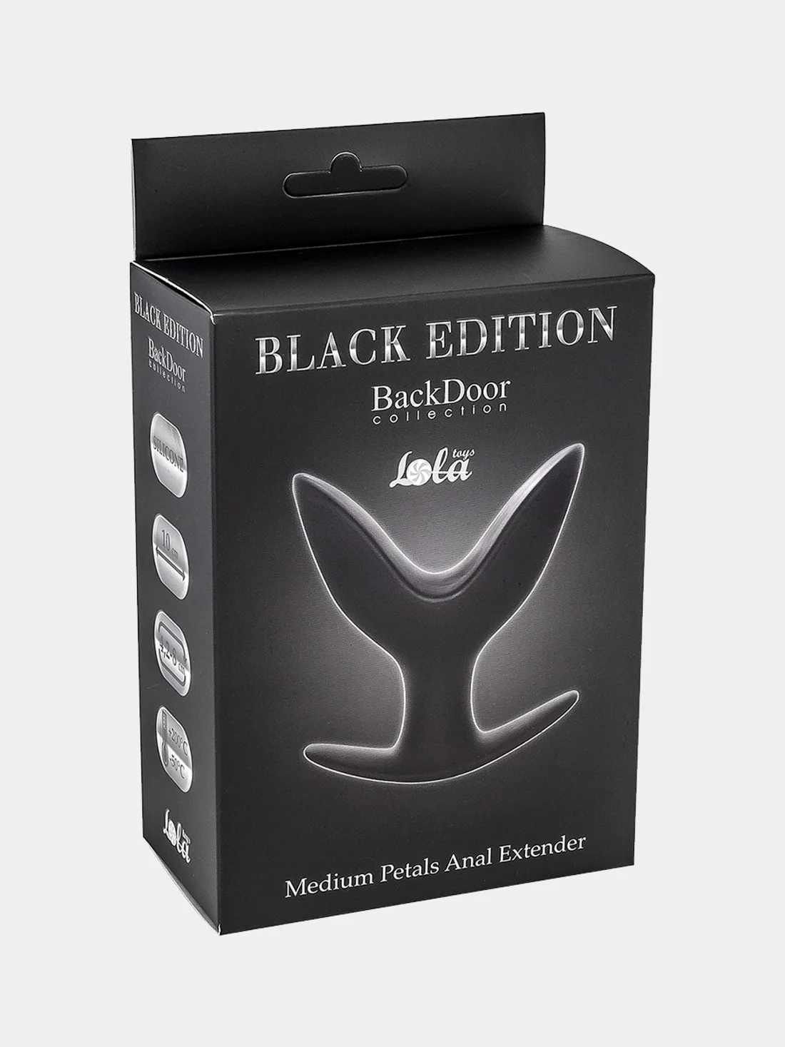 Силиконовый анальный эспандер Lola Games Back Door Collection Black Edition
