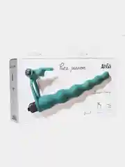 Зеленый вибронасадка для двойного проникновения Lola Games Pure Passion с клиторальной стимуляцией