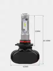 Светодиодные лампы Vizant D5 цоколь HB3 9005 с чипом csp 4000lm 5000k (цена за 2 лампы)