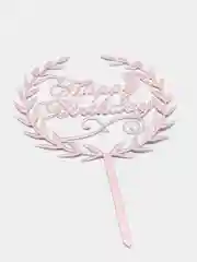 Топпер для букета и торта "Happy Birthday"
