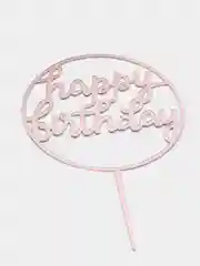 Топпер для букета и торта "Happy Birthday"