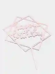 Топпер для букета и торта "Happy Birthday"