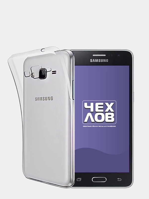 Чехол для Samsung Galaxy J3 2016 / J310 прозрачный силиконовый