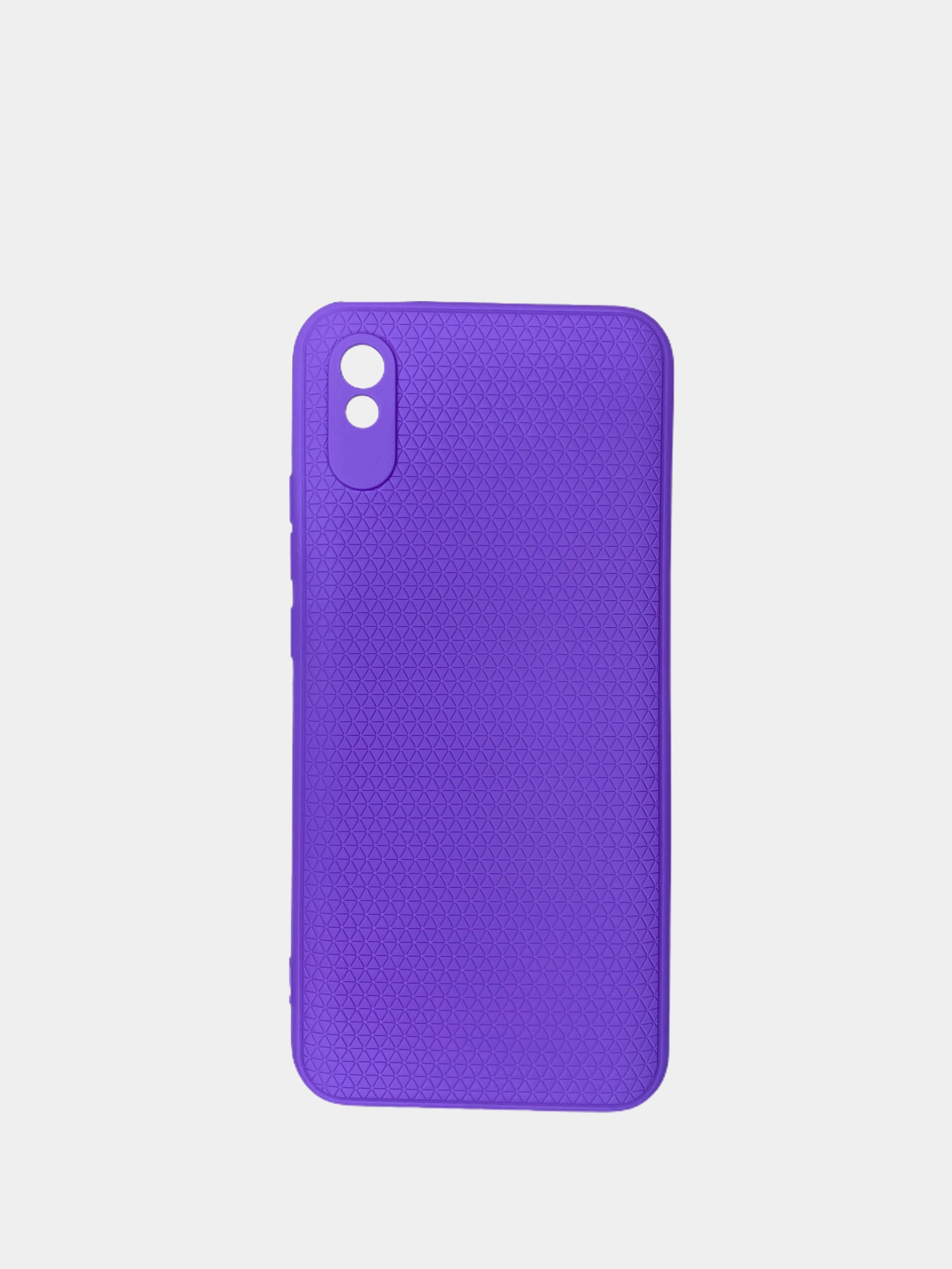 Пурпурный чехол Xiaomi Redmi 9A, Сяоми Редми 9А чехол силиконовый рифленый