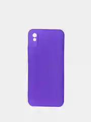 Пурпурный чехол Xiaomi Redmi 9A, Сяоми Редми 9А чехол силиконовый рифленый
