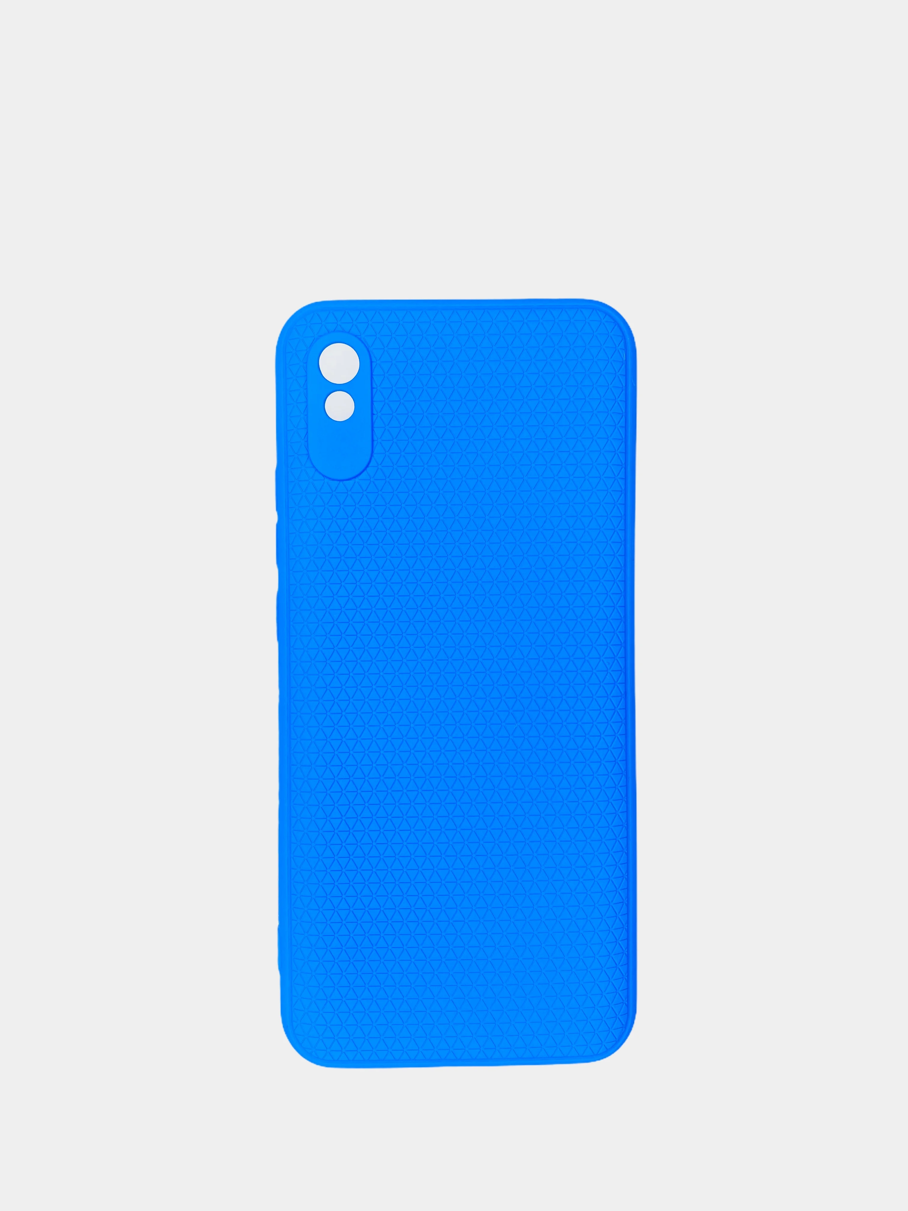 Синий чехол Xiaomi Redmi 9A, Сяоми Редми 9А чехол силиконовый рифленый