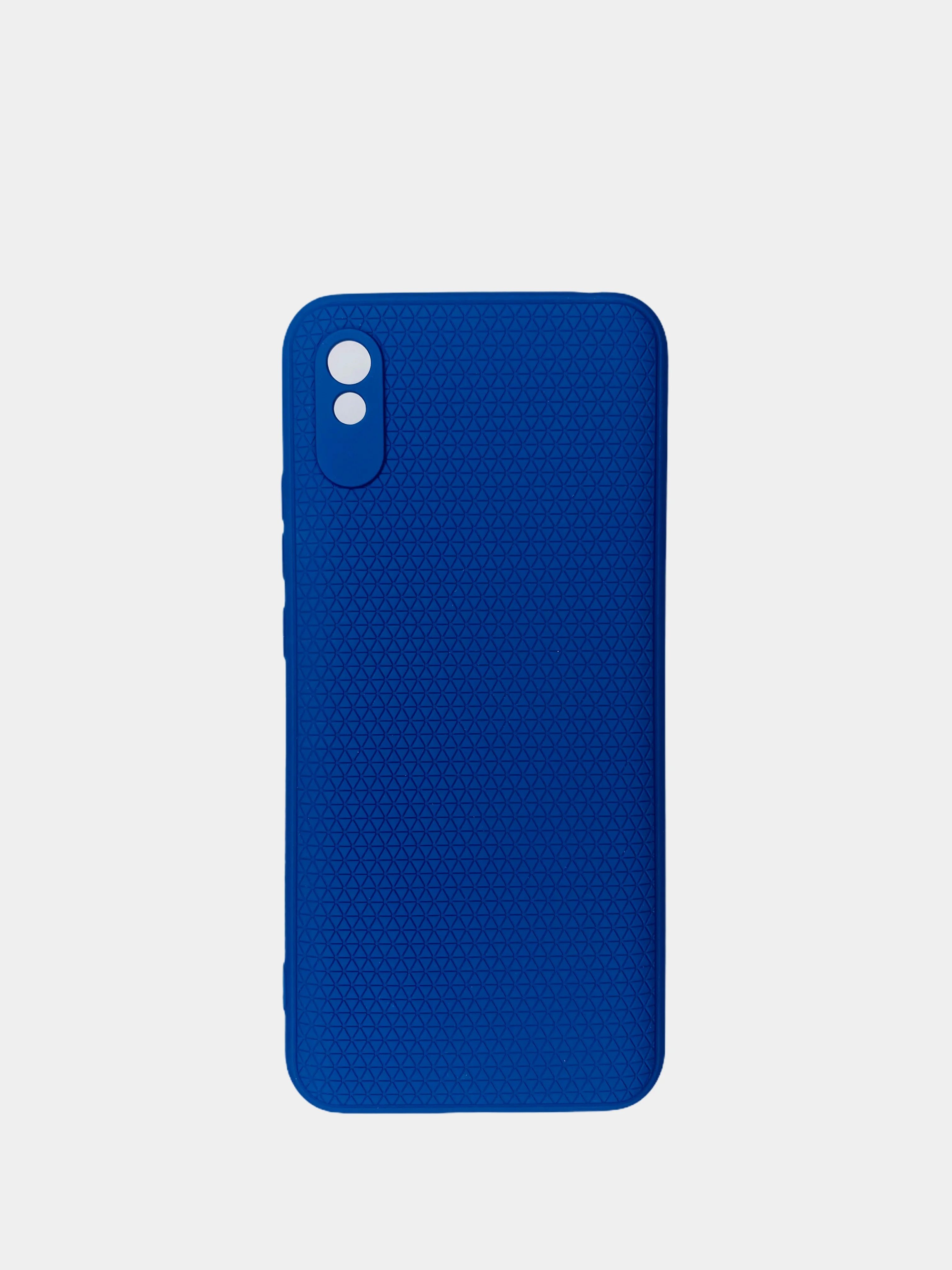 Темно-синий чехол Xiaomi Redmi 9A, Сяоми Редми 9А чехол силиконовый рифленый