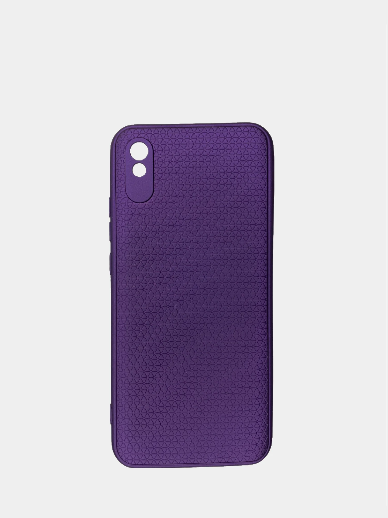 Фиолетовый чехол Xiaomi Redmi 9A, Сяоми Редми 9А чехол силиконовый рифленый