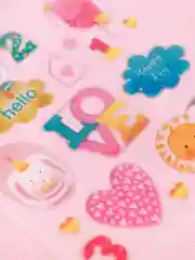 Наклейки эпоксидные Happy day, 13 х 9 см