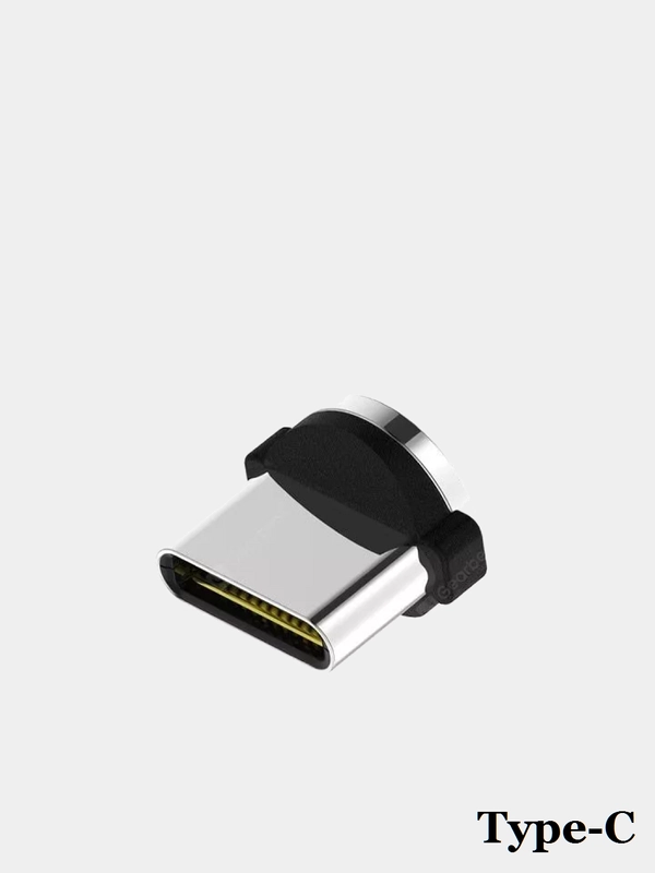 Магнитный зарядный кабель USB с насадками, Lightning, Type-c, MicroUsb