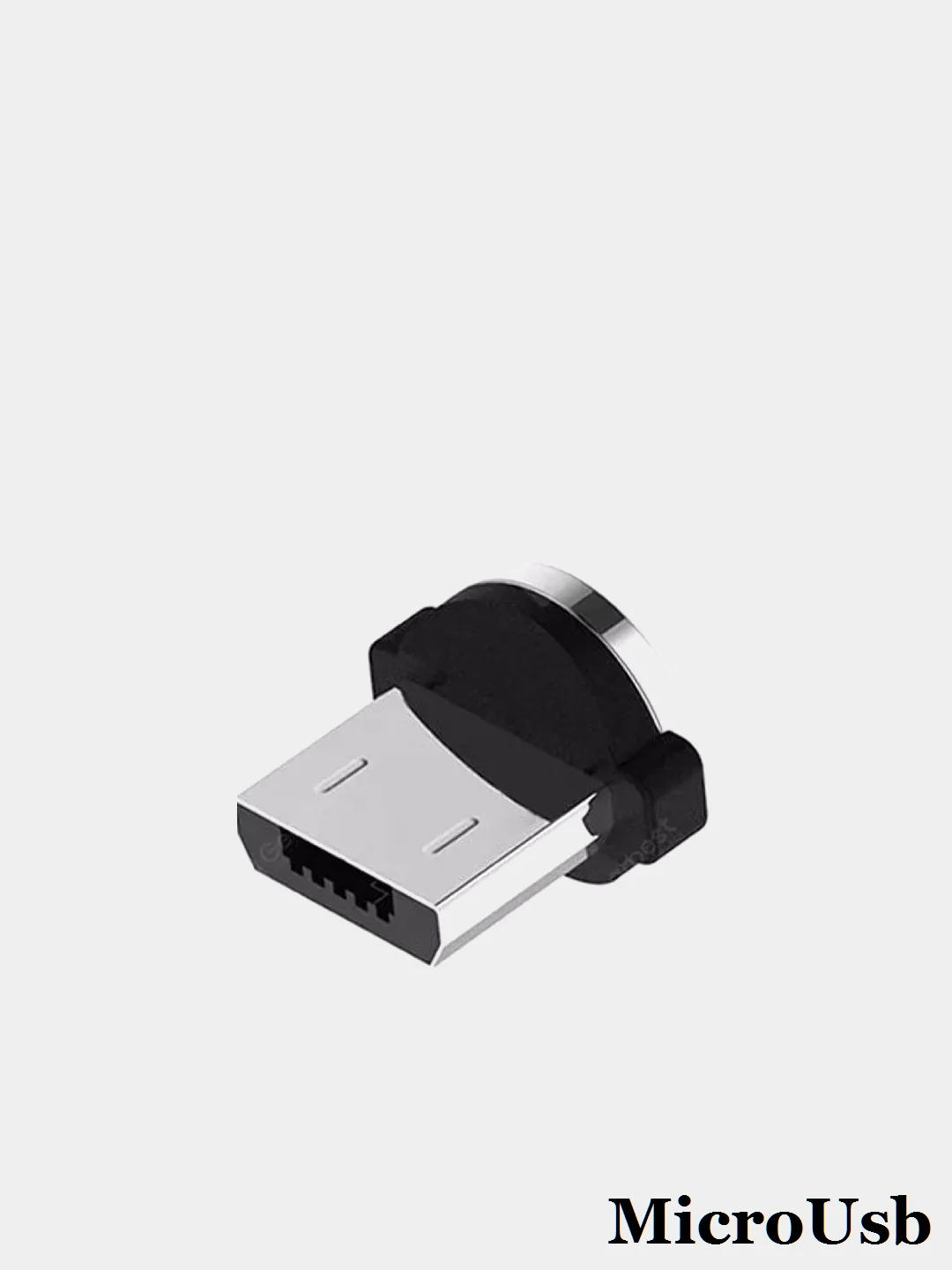 Синий магнитный зарядный кабель USB с насадками, Lightning, Type-c, MicroUsb