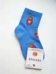 Носки яркие "PIZZA, BURGER"