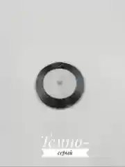 Серый меланж лента атласная 6 мм длина 22 м