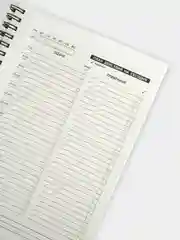 Ежедневник-планинг на пружине А5, недатированный, 200 стр