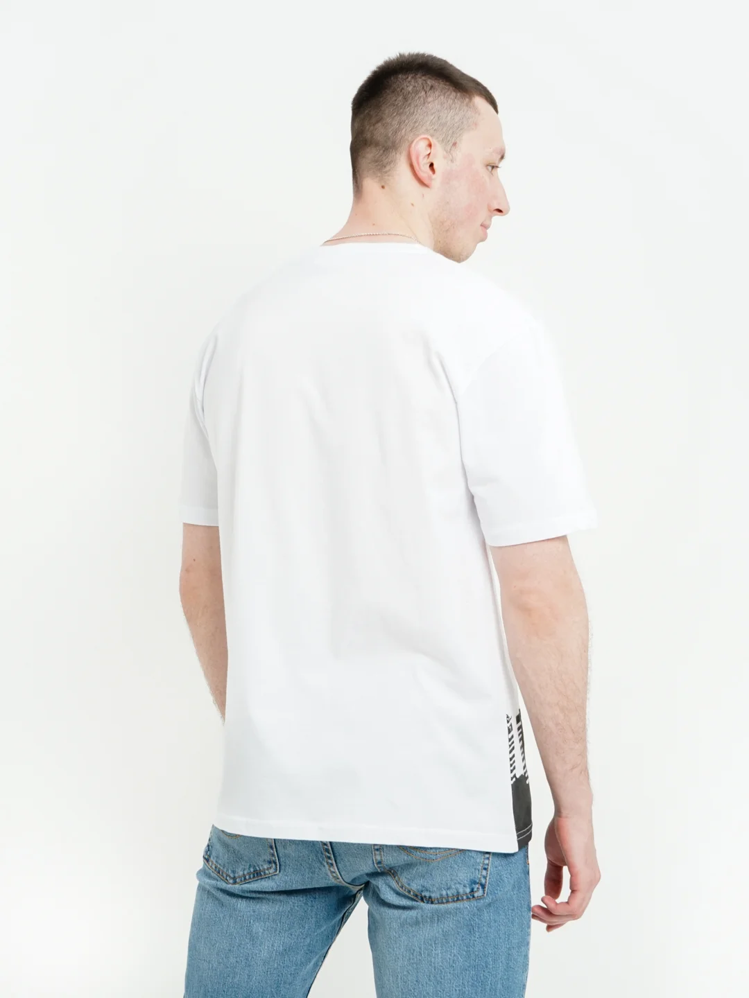 Белый футболка MINIMAL Белый