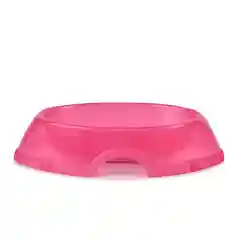 Миска для кошек и собак DeLuxe, овальная, пластиковая, 0,2 л