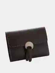 Зеленый складной мини кошелек