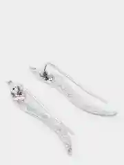 Серьги листики