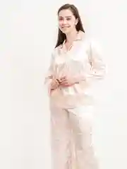 Домашний шелковый костюм