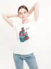Женская футболка с принтом