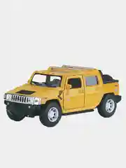 Желтый металлическая машинка 1:40 Hummer H2 SUT 2005 KT5097D