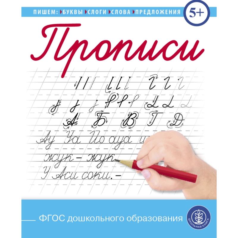 Прописи. Пишем буквы, слоги, слова, предложения.  (каллиграфические с заданиями и упражнен
