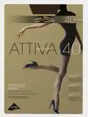 Колготки эластичные,с распределенным давлением, Omsa Attiva 40 den