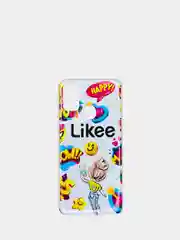 Серый меланж чехол Samsung Galaxy M21 / M30s с рисунком