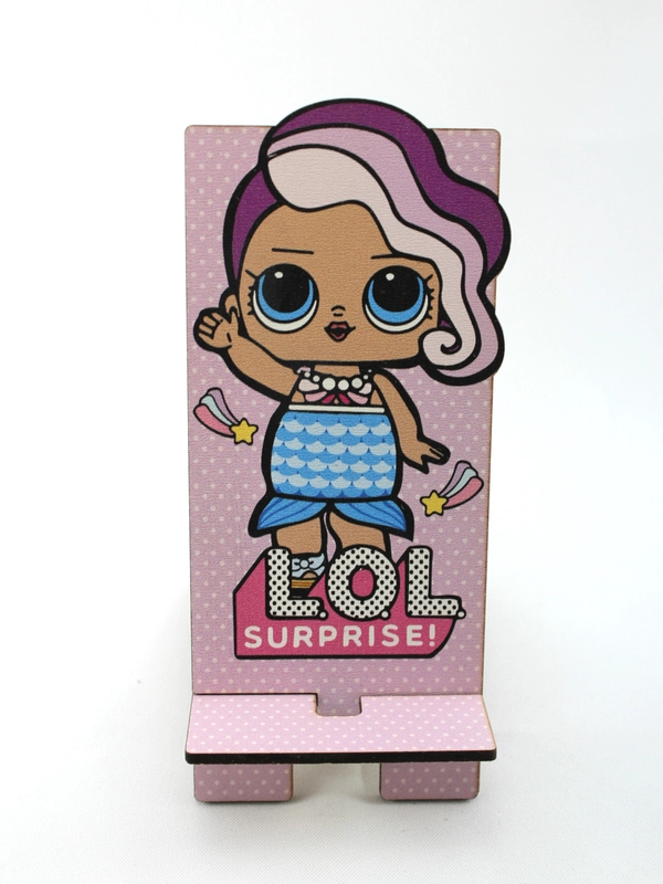 Деревянная подставка под телефон "LOL SURPRISE"