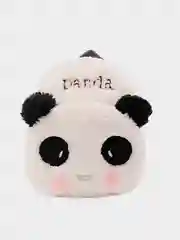 Красный детский плюшевый рюкзак