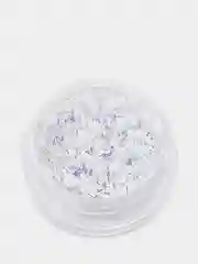 Белый голографические блестки хлопья 3D для маникюра
