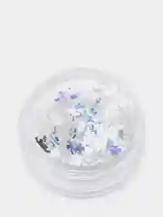 Бежевый голографические блестки хлопья 3D для маникюра