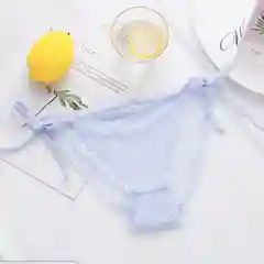 Голубой трусы женские