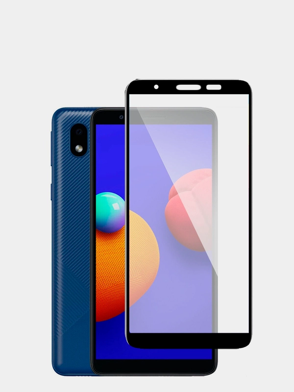 Защитное 5D стекло для Samsung A01 Core*