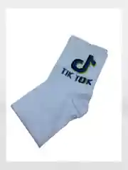 Белый носки удлиненные Tik Tok
