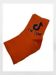 Оранжевый носки удлиненные Tik Tok