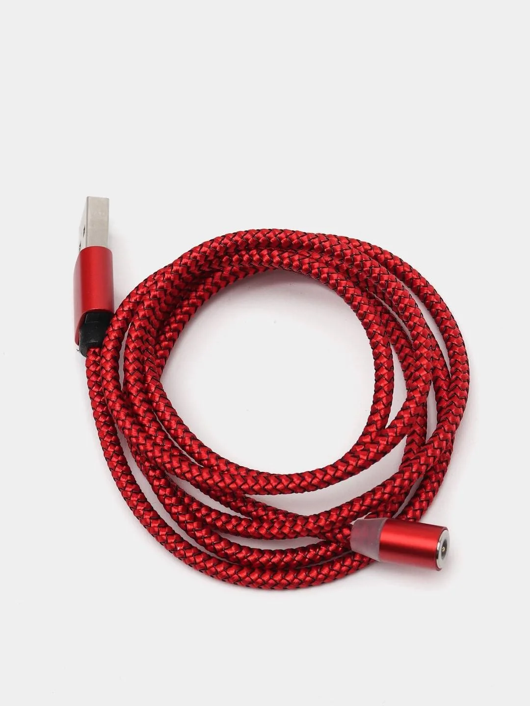 Красный магнитный USB зарядный кабель для Android,Apple iPhone,Tyre-C