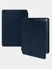 Темно-синий стильный чехол со шторкой для iPad