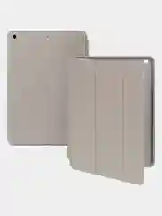 Серый стильный чехол со шторкой для iPad