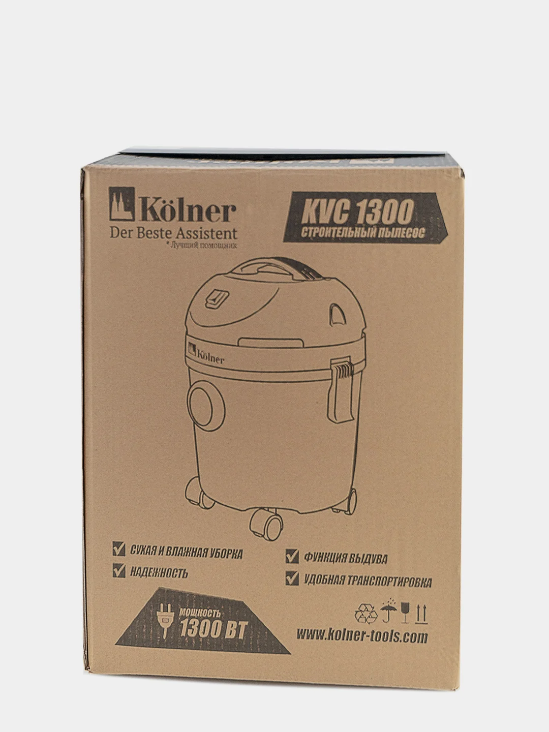 Строительный пылесос Kolner KVC 1300, 1300 Вт