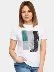 Женская футболка с принтом 100% хлопок