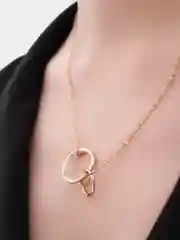 Цепочка с подвеской "Два кольца"