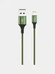 Кабель текстильный Olmio Basic, c быстрой зарядкой, micro USB, 1,2 м, 2,1 A