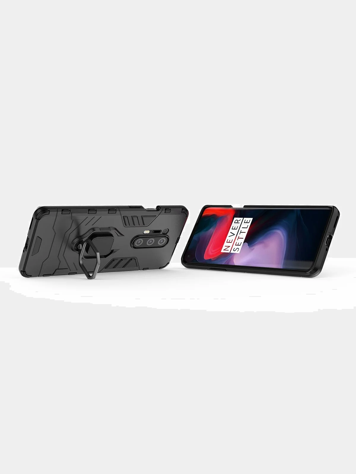 Противоударный чехол OnePlus 8 Nord, с кольцом держателем