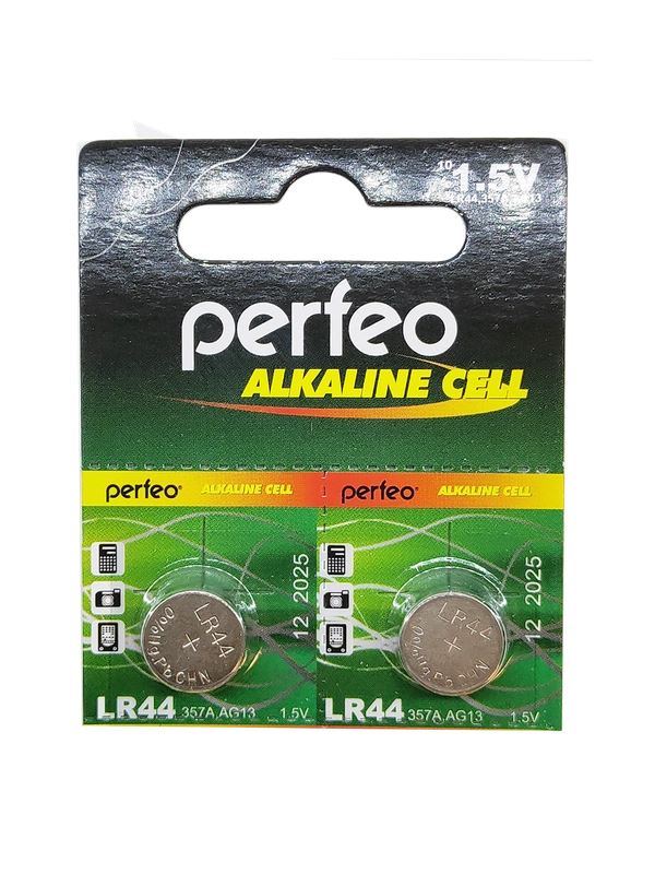 Батарейки Perfeo G13 / LR44 / AG13 / LR1154  2шт