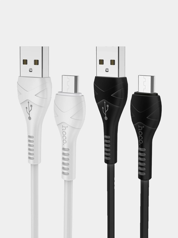 Кабель зарядный HOCO X37, быстрая зарядка QC3.0, Micro-USB, до 2.4 А, 1 м