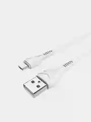 Белый кабель зарядный HOCO X37, быстрая зарядка QC3.0, Micro-USB, до 2.4 А, 1 м