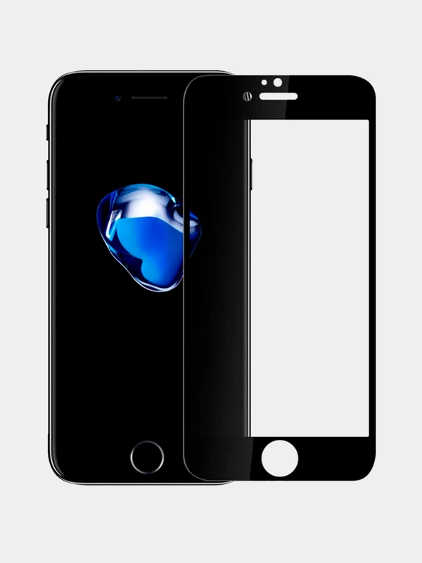 Защитное стекло 9D для iPhone 7 Plus, полное покрытие