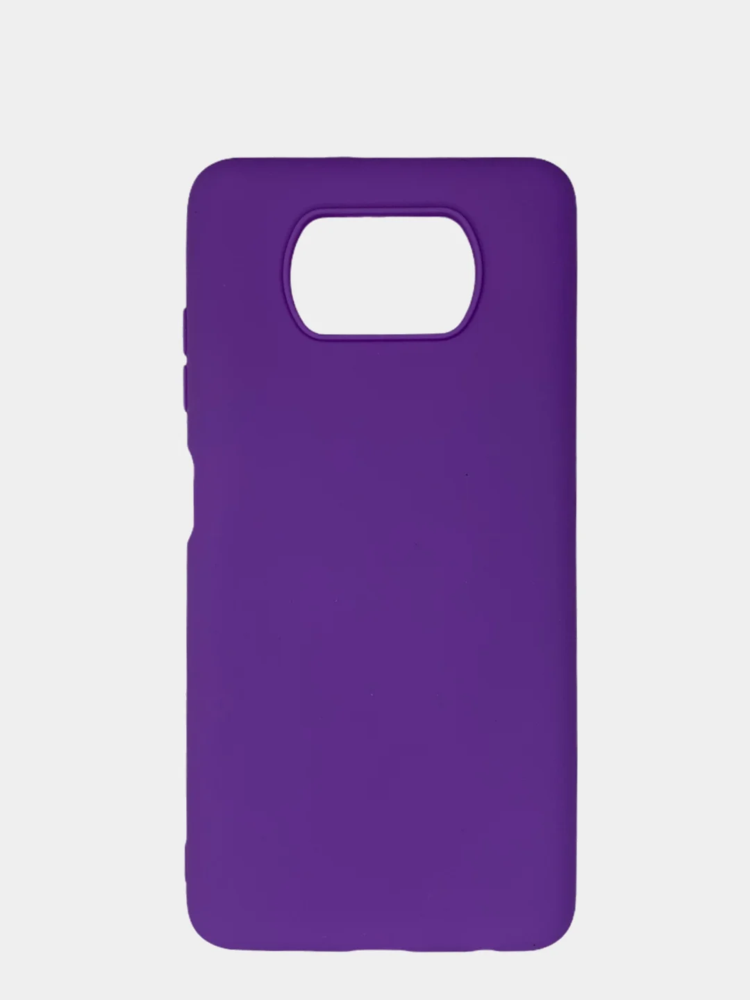 Лавандовый чехол Xiaomi Poco X3 (NFC) / X3 Pro, силиконовый, цветной, матовый